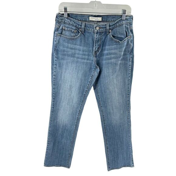 Levi’s Blue Zip-fly button Straight leg 505 Jeans Size 8 - Picture 4 of 10